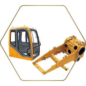 кабина komatsu рама cat